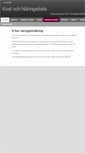 Mobile Screenshot of kostdata.se